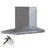 CAMPANA ACERO PIANA 60 CM - CON EXTRACTOR - CON SALIDA AL EXTERIOR