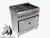 COCINA PROFESIONAL CON PLANCHA BIFERA Y CARLITERA