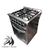 COCINA PROFESIONAL CON GRATINADOR TODO ACERO Y PIROMETRO 60 - comprar online