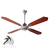 VENTILADOR DE TECHO ARTESANAL 1.40 DIAMETRO PLATA VIEJA Y MADERA
