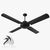 VENTILADOR DE TECHO 4 PALAS METAL NEGRO - comprar online