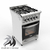 COCINA PROFESIONAL CON GRATINADOR Y HORNO VISOR 55 CM
