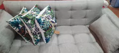 Almohadones deco. Pack x 3 unidades. Motivo HOJAS - tienda online