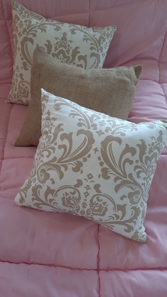 Almohadones deco. Pack x 3 unidades. BEIGE