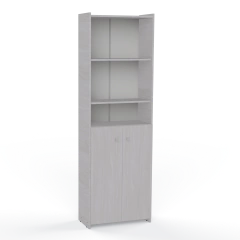 Biblioteca con puertas