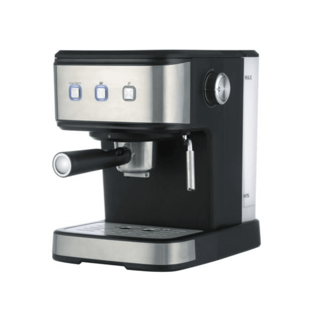 Cafetera Smartlife Automática Negra y Plateada Para Cápsulas y Expreso  (6792)