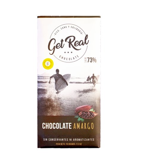 Chocolate Amargo 73% - GET REAL