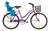 BICICLETA HALLEY ROD 26 PLAYERA CON SILLA DE BEBE