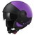 CASCO LS2 597 VIA MATE VIOLETA NEGRO
