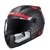 CASCO MAC STREET WARRIOR NEGRO ROJO
