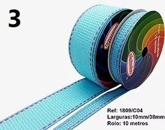 Fita de Gorgurão Pespontada 10/23/38mm Sinimbu - Confraria das Artes