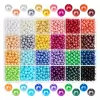 Atacado Pérola 3mm ABS Inteira c/Furo 100g (aprox. 9000un)