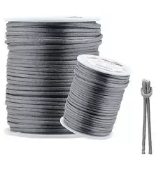 Imagem do Fio Cordão Cetim Seda Rabo de Rato 1mm 100m Escolha sua cor
