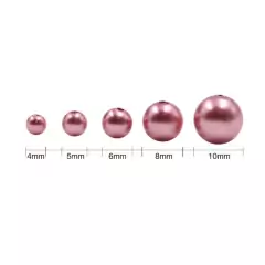 Atacado: Pérola 12mm ABS Inteira c/Furo 100g (aprox. 130un) - comprar online
