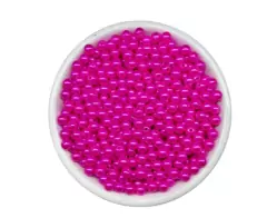 Atacado: Pérola 6mm ABS Inteira c/ Furo 100g (aprox.1000un) - comprar online