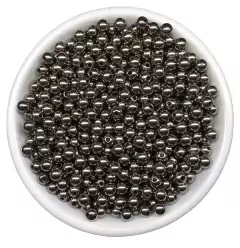 Atacado: Pérola 6mm ABS Inteira c/ Furo 100g (aprox.1000un) - loja online