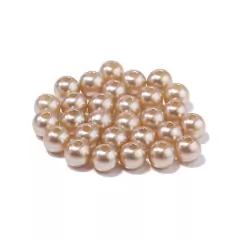 Atacado: Pérola 6mm ABS Inteira c/ Furo 100g (aprox.1000un) - comprar online