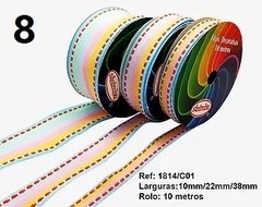 Fita de Gorgurão Pespontada 10/23/38mm Sinimbu na internet