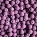 Pérola/Bola/Conta Emborrachada 6mm 110 unidades Artesanato Infantil Bijuterias