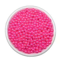 Atacado: Pérola 6mm ABS Inteira c/ Furo 100g (aprox.1000un)