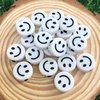 Miçanga Smile Branco 15mm 10 unidades