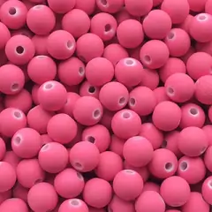 Pérola/Bola/Conta Emborrachada 6mm 110 unidades Artesanato Infantil Bijuterias - Confraria das Artes