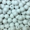 Miçanga Plástica Branco 10mm
