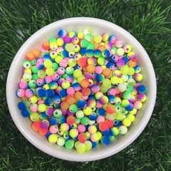 Pérola/Bola/Conta Emborrachada 6mm 110 unidades Artesanato Infantil Bijuterias na internet