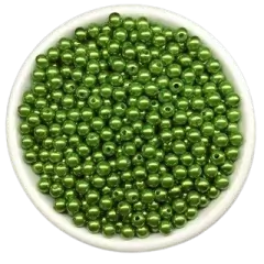 Atacado: Pérola 10mm ABS Inteira c/ Furo 100g (aprox. 200un) - Confraria das Artes