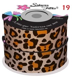 Fita de Gorgurão Estampada Marcas Famosas/Grife 38mm - comprar online