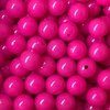 Miçanga Plástica Rosa Pink 10mm