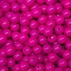 Miçanga Plástica Rosa Médio 10mm