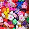 Entremeio de Fimo 10mm (15pçs) Flores Coloridas