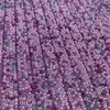 Manta de Strass Coloridas com Miçangas Tons de Lilás