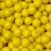 Miçanga Plástica Amarelo 10mm
