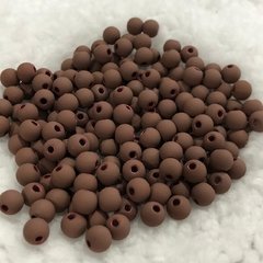Pérola/Bola/Conta Emborrachada 6mm 110 unidades Artesanato Infantil Bijuterias - Confraria das Artes