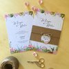 Convite Casamento Craft Light - 15X21cm - Papel Semente