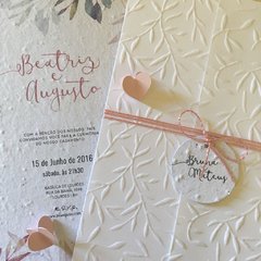 Convite Casamento Oliva 15X21cm - Papel Semente na internet