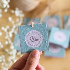 Imagem do TAG PLANTÁVEL - PAPEL SEMENTE LIVRETO - 10X5CM - PERSONALIZADA