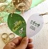 TAG PLANTÁVEL - PAPEL SEMENTE FOLHA 5X9CM - PERSONALIZADA