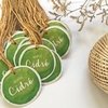 TAG PLANTÁVEL - PAPEL SEMENTE REDONDA - 5,5 X 5,5cm PERSONALIZADA