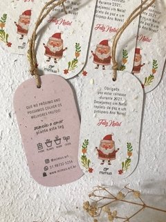 TAG PLANTÁVEL - PAPEL SEMENTE OVAL 5X9CM - PERSONALIZADA - comprar online