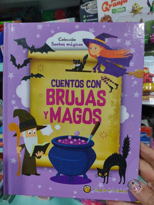 Libro de cuentos tapa dura brujas y magos - OFI ISIDORO