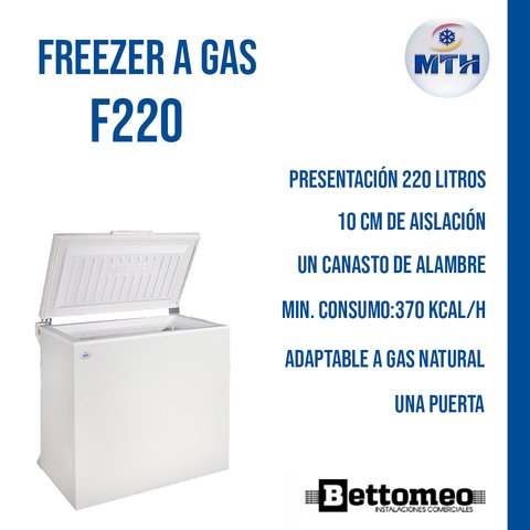 freezer a gas mth 220