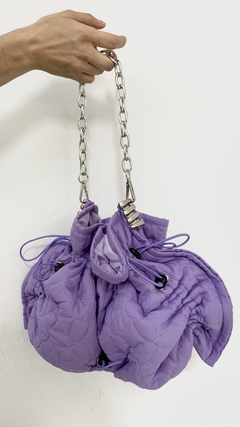 PUFFER BAG LILA - tienda online