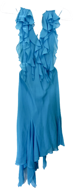 VESTIDO TURQUESA - comprar online