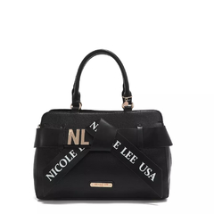 CARTERA DE MANO ZURI RIBBON BLACK (P16772) - comprar online