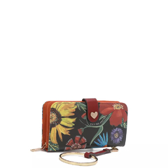 BILLETERA BUTTER FLOWER BLACK (PRT6700) - MioStore