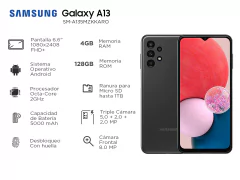 Smartphone Samsung Galaxy A13 Negro 4gb RAM 128gb 50mp Full en internet