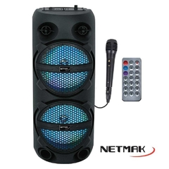 Parlante Inalámbrico Micrófono Karaoke Led Grande Pariseo
